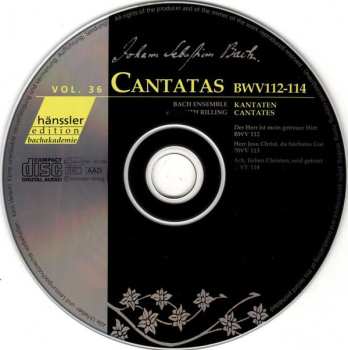 CD Johann Sebastian Bach: Cantatas BWV 112-114 518805
