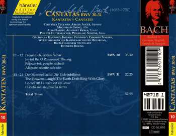 CD Johann Sebastian Bach: Cantatas BWV 30-31 430245