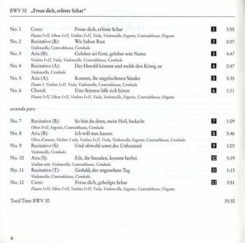 CD Johann Sebastian Bach: Cantatas BWV 30-31 430245