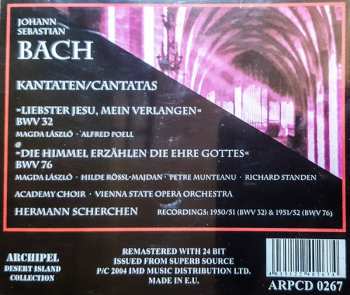 CD Johann Sebastian Bach: Cantatas BWV 32 »Liebstar Jesu, Mein Verlangen«, BWV 76 »Die Himmel Erzählen Die Ehre Gottes« 177540