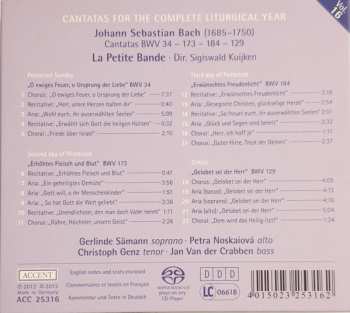 SACD Johann Sebastian Bach: Cantatas BWV 34 - 173 - 184 - 129 Pfingst-Kantaten 303218