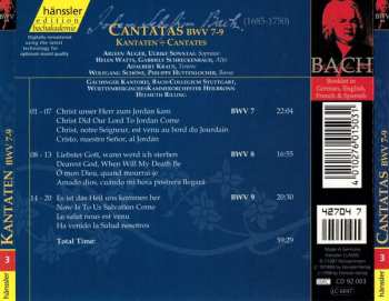 CD Johann Sebastian Bach: Cantatas BWV 7-9 322087