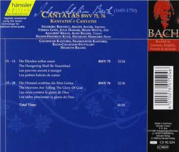 CD Johann Sebastian Bach: Cantatas BWV 75, 76 349415