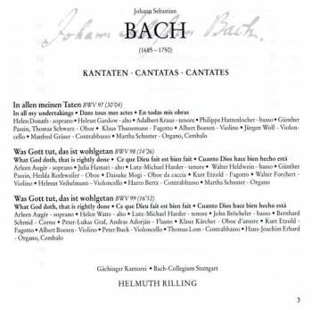 CD Johann Sebastian Bach: Cantatas BWV 97-99 407895