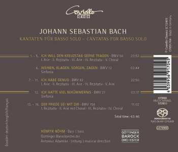 SACD Johann Sebastian Bach: Cantatas For Basso Solo 301329