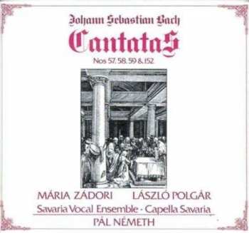 Album Johann Sebastian Bach: Cantatas Nos 57, 58, 59 & 152