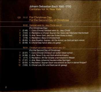 CD Johann Sebastian Bach: Cantatas Vol. 14: New York 118850