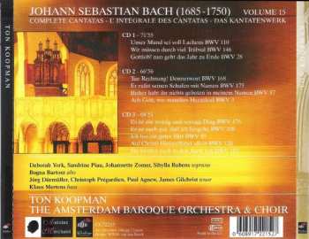 3CD Johann Sebastian Bach: Cantatas Vol. 15