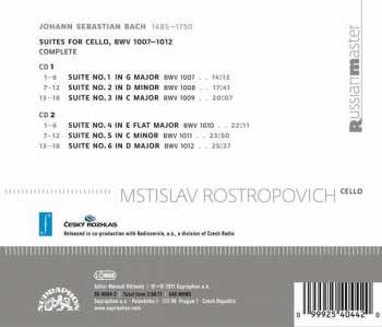2CD Johann Sebastian Bach: Cello Suites 52024