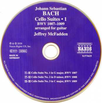 CD Johann Sebastian Bach: Cello Suites, Arr. For Guitar • 1 327913