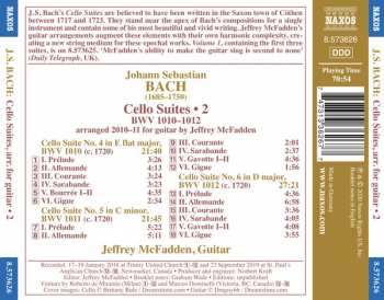 CD Johann Sebastian Bach: Cello Suites Arranged For Guitar • 2 148551