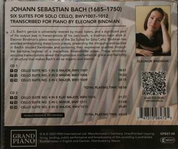2CD Johann Sebastian Bach: Cello Suites For Solo Piano 331895