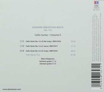 CD Johann Sebastian Bach: Cello Suites, Volume II 100510