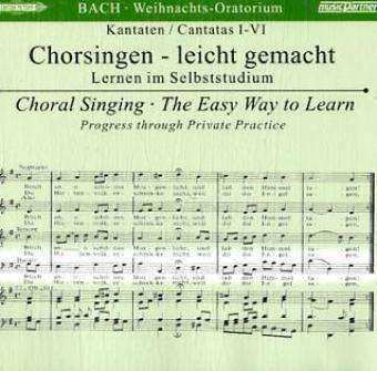 CD Johann Sebastian Bach: Chorsingen Leicht Gemacht: Bach, Weihnachtsoratorium Bwv 248 277337