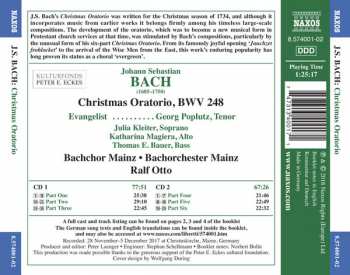 2CD Johann Sebastian Bach: Christmas Oratorio (Weihnachtsoratorium) 296257