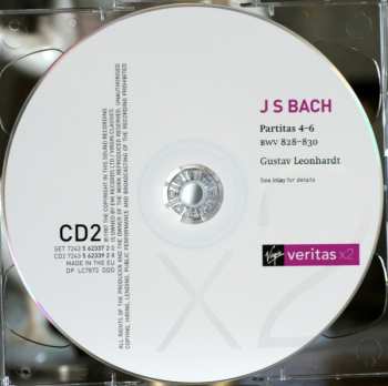 2CD Johann Sebastian Bach: 6 Partitas 49815