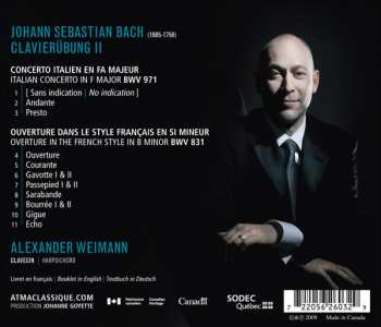 CD Johann Sebastian Bach: Clavierübung II 485965