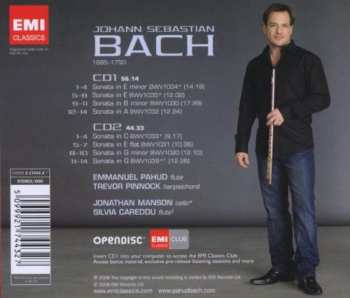 2CD Johann Sebastian Bach: Complete Flute Sonatas 296655