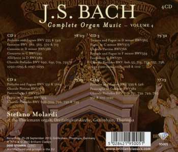 4CD Johann Sebastian Bach: Complete Organ Music, Volume 4 121052