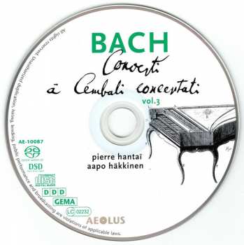 SACD Johann Sebastian Bach: Concerti À Cembali Concertati Vol. 3 (Concertos For 2 Harpsichords) 323100