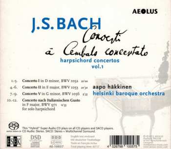 SACD Johann Sebastian Bach: Concerti À Cembalo Concertato Vol. 1 344682