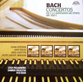 Concertos For 2-3-4 Harpsichords And Strings BWV 1060-5