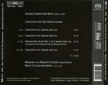 SACD Johann Sebastian Bach: Concertos for Two Harpsichords 174301