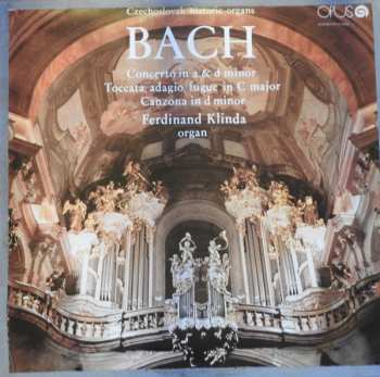 Album Johann Sebastian Bach: Czechoslovak Historic Organs - Bach