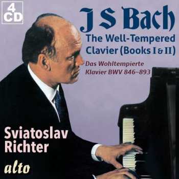 4CD Johann Sebastian Bach: The Well-Tempered Clavier (Books  I & II) = Das Wohltemperierte Klavier 123103