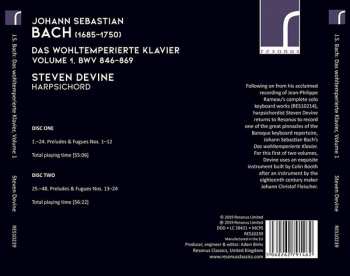 2CD Johann Sebastian Bach: Das Wohltemperierte  Klavier Volume 1 96423