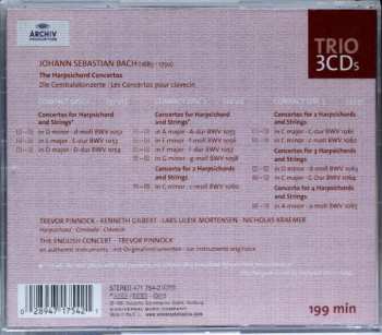 3CD Johann Sebastian Bach: Complete Harpsichord Concertos 45190