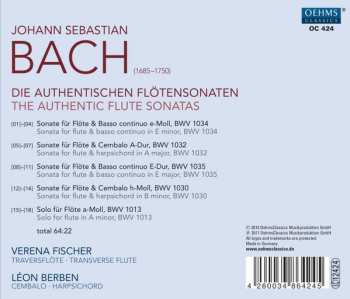 CD Johann Sebastian Bach: Die Authentischen Flötensonaten 440799