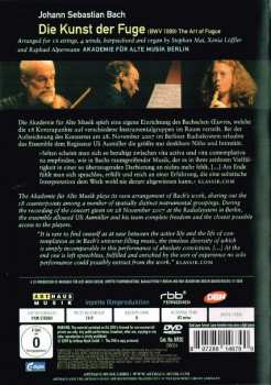 DVD Johann Sebastian Bach: Die Kunst Der Fuge 271030