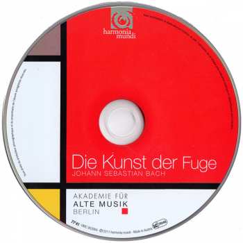 CD Johann Sebastian Bach: Die Kunst Der Fuge 97225