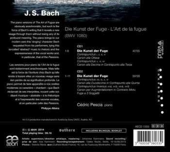 2CD Johann Sebastian Bach: Die Kunst Der Fuge • L'Art De La Fuge 312141