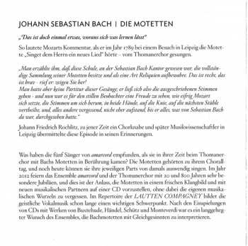 CD Johann Sebastian Bach: Die Motetten 281519