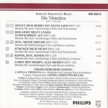 CD Johann Sebastian Bach: Die Motetten BWV 225-230 150472