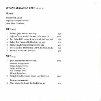2CD Johann Sebastian Bach: Motets 47450