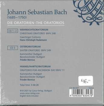 3CD Johann Sebastian Bach: Die Oratorien 445650