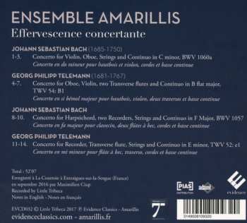 CD Johann Sebastian Bach: Effervescence Concertante 452847