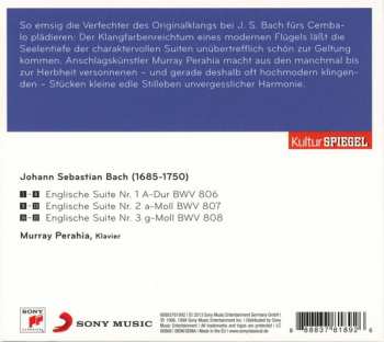 CD Johann Sebastian Bach: Englische Suiten Nr. 1-3 282779