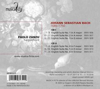 2CD Johann Sebastian Bach: English Suites BWV 806-811 336634