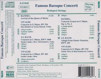 CD Johann Sebastian Bach: Famous Baroque Concerti 352676