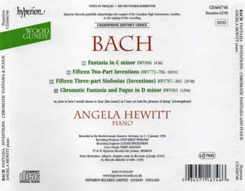 CD Johann Sebastian Bach: Fantasia In C Minor, Two-Part Inventions, Three Part Inventions, Chromatic Fantasia And Fugue 345077