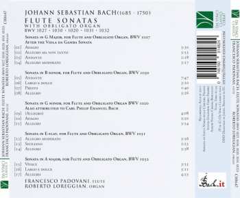 CD Johann Sebastian Bach: Flute Sonatas With Obbligato Organ BWV 1027 - 1030 - 1020 - 1031 - 1032 404321