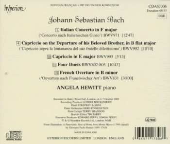 CD Johann Sebastian Bach: French Overture, Italian Concerto, Four Duets, Two Capriccios 329637