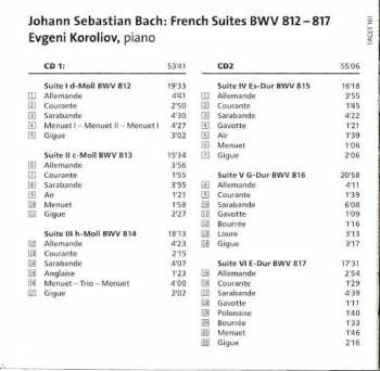 2CD Johann Sebastian Bach: French Suites BWV 812-817 149332