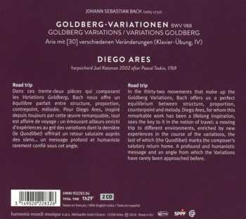 2CD Johann Sebastian Bach: Goldberg Variationen 290216