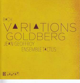 CD Jean Geoffroy: Bach Variations Goldberg BWV 988 459363