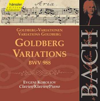 Album Johann Sebastian Bach: Goldberg-Variationen = Variations Goldberg = Goldberg Variations BWV 988